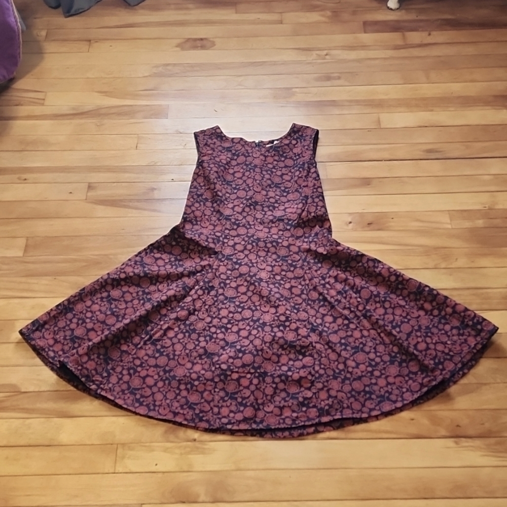 EUC dress from Mata Traders. Full circle skirt. Red and black. Size S.